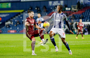 2020-12-29 - Leeds United midfielder Jack Harrison (22), Romaine Sawyers of WBA during the English championship Premier League football match between West Bromwich Albion and Leeds United on December 29, 2020 at The Hawthorns, West Bromwich, England - Photo Simon Davies / ProSportsImages / DPPI - WEST BROMWICH ALBION VS LEEDS UNITED - ENGLISH PREMIER LEAGUE - SOCCER