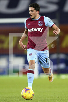 2021-01-01 - West Ham United midfielder Pablo Fornals during the English championship Premier League football match between Everton and West Ham United on January 1, 2021 at Goodison Park in Liverpool, England - Photo Craig Galloway / ProSportsImages / DPPI - EVERTON AND WEST HAM UNITED - ENGLISH PREMIER LEAGUE - SOCCER
