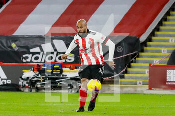 2021-01-12 - Sheffield United forward David McGoldrick during the English championship Premier League football match between Sheffield United and Newcastle United on January 12, 2021 at Bramall Lane in Sheffield, England - Photo kevin Warburton / A Moment in Sport / ProSportsImages / DPPI - SHEFFIELD UNITED VS NEWCASTLE UNITED - ENGLISH PREMIER LEAGUE - SOCCER