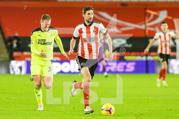 2021-01-12 - Sheffield United midfielder Chris Basham during the English championship Premier League football match between Sheffield United and Newcastle United on January 12, 2021 at Bramall Lane in Sheffield, England - Photo kevin Warburton / A Moment in Sport / ProSportsImages / DPPI - SHEFFIELD UNITED VS NEWCASTLE UNITED - ENGLISH PREMIER LEAGUE - SOCCER