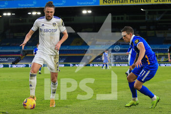 2021-01-16 - Luke Ayling (2) of Leeds and Leandro Trossard of Brighton during the English championship Premier League football match between Leeds United and Brighton and Hove Albion on January 16, 2021 at Elland Road in Leeds, England - Photo Jez Tighe / ProSportsImages / DPPI - LEEDS UNITED AND BRIGHTON AND HOVE ALBION - ENGLISH PREMIER LEAGUE - SOCCER