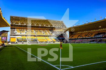 2021-01-16 - General view of the Molineux stadium ahead of the English championship Premier League football match between Wolverhampton Wanderers and West Bromwich Albion on January 16, 2021 at Molineux stadium in Wolverhampton, England - Photo Nigel Keene / ProSportsImages / DPPI - WOLVERHAMPTON WANDERERS VS WEST BROMWICH ALBION - ENGLISH PREMIER LEAGUE - SOCCER