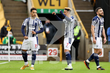 2021-01-16 - Matheus Pereira (12) of West Bromwich Albion celebrates his goal during the English championship Premier League football match between Wolverhampton Wanderers and West Bromwich Albion on January 16, 2021 at Molineux stadium in Wolverhampton, England - Photo Nigel Keene / ProSportsImages / DPPI - WOLVERHAMPTON WANDERERS VS WEST BROMWICH ALBION - ENGLISH PREMIER LEAGUE - SOCCER