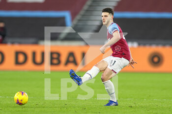 2021-01-19 - Declan Rice (41) of West Ham during the English championship Premier League football match between West Ham United and West Bromwich Albion on January 19, 2021 at the London Stadium in London, England - Photo Nigel Keene / ProSportsImages / DPPI - WEST HAM UNITED AND WEST BROMWICH ALBION - ENGLISH PREMIER LEAGUE - SOCCER