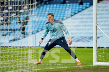 2021-01-30 - Manchester City goalkeeper Ederson (31) warming up during the English championship Premier League football match between Manchester City and Sheffield United on January 30, 2021 at the Etihad Stadium in Manchester, England - Photo Malcolm Bryce / ProSportsImages / DPPI - MANCHESTER CITY AND SHEFFIELD UNITED - ENGLISH PREMIER LEAGUE - SOCCER