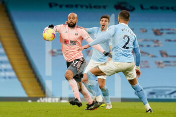 2021-01-30 - Sheffield United forward David McGoldrick (17) during the English championship Premier League football match between Manchester City and Sheffield United on January 30, 2021 at the Etihad Stadium in Manchester, England - Photo Malcolm Bryce / ProSportsImages / DPPI - MANCHESTER CITY AND SHEFFIELD UNITED - ENGLISH PREMIER LEAGUE - SOCCER