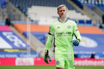2021-01-31 - Leicester City goalkeeper Kasper Schmeichel during the English championship Premier League football match between Leicester City and Leeds United on January 31, 2021 at the King Power Stadium in Leicester, England - Photo Malcolm Bryce / ProSportsImages / DPPI - LEICESTER CITY AND LEEDS UNITED - ENGLISH PREMIER LEAGUE - SOCCER