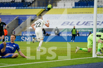 2021-01-31 - Leeds United midfielder Jack Harrison (22) scores a goal and celebrates to make the score 1-3 during the English championship Premier League football match between Leicester City and Leeds United on January 31, 2021 at the King Power Stadium in Leicester, England - Photo Malcolm Bryce / ProSportsImages / DPPI - LEICESTER CITY AND LEEDS UNITED - ENGLISH PREMIER LEAGUE - SOCCER