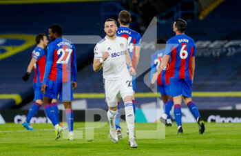 2021-02-08 - Leeds United midfielder Jack Harrison (22) celebrates after the 1-0 goal during the English championship Premier League football match between Leeds United and Crystal Palace on February 8, 2021 at Elland Road in Leeds, England - Photo Simon Davies / ProSportsImages / DPPI - LEEDS UNITED AND CRYSTAL PALACE - ENGLISH PREMIER LEAGUE - SOCCER