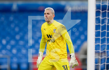 2021-02-08 - Crystal Palace goalkeeper Vicente Guaita during the English championship Premier League football match between Leeds United and Crystal Palace on February 8, 2021 at Elland Road in Leeds, England - Photo Simon Davies / ProSportsImages / DPPI - LEEDS UNITED AND CRYSTAL PALACE - ENGLISH PREMIER LEAGUE - SOCCER