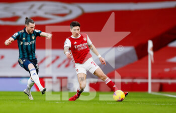 2021-02-14 - Arsenal defender Hector Bellerin (2) during the English championship Premier League football match between Arsenal and Leeds United on February 14, 2021 at the Emirates Stadium in London, England - Photo Simon Davies / ProSportsImages / DPPI - ARSENAL AND LEEDS UNITED - ENGLISH PREMIER LEAGUE - SOCCER