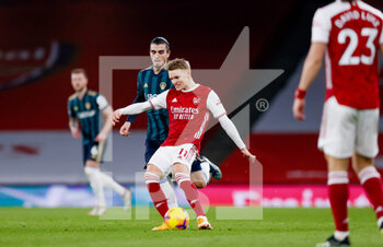 2021-02-14 - Arsenal midfielder Martin Odegaard (11) during the English championship Premier League football match between Arsenal and Leeds United on February 14, 2021 at the Emirates Stadium in London, England - Photo Simon Davies / ProSportsImages / DPPI - ARSENAL AND LEEDS UNITED - ENGLISH PREMIER LEAGUE - SOCCER