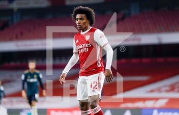 2021-02-14 - Arsenal midfielder Willian during the English championship Premier League football match between Arsenal and Leeds United on February 14, 2021 at the Emirates Stadium in London, England - Photo Simon Davies / ProSportsImages / DPPI - ARSENAL AND LEEDS UNITED - ENGLISH PREMIER LEAGUE - SOCCER