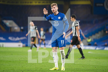 2021-02-15 - Chelsea forward Timo Werner during the English championship Premier League football match between Chelsea and Newcastle United on February 15, 2021 at Stamford Bridge in London, England - Photo Tom Smith / ProSportsImages / DPPI - CHELSEA AND NEWCASTLE UNITED - ENGLISH PREMIER LEAGUE - SOCCER