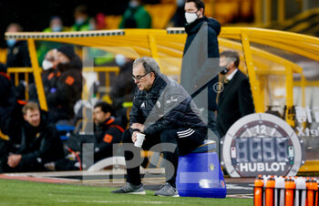 2021-02-19 - Leeds United Manager Marcelo Bielsa during the English championship Premier League football match between Wolverhampton Wanderers and Leeds United on February 19, 2021 at Molineux stadium in Wolverhampton, England - Photo Simon Davies / ProSportsImages / DPPI - WOLVERHAMPTON WANDERERS AND LEEDS UNITED - ITALIAN SERIE A - SOCCER