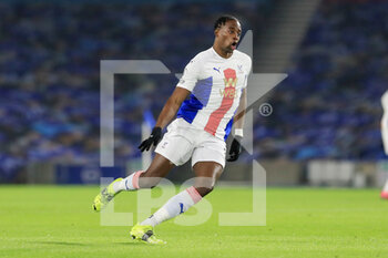2021-02-22 - Crystal Palace Jean-Philippe Mateta during the English championship Premier League football match between Brighton and Hove Albion and Crystal Palace on February 22, 2021 at the American Express Community Stadium in Brighton and Hove, England - Photo Phil Duncan / ProSportsImages / DPPI - BRIGHTON AND HOVE ALBION AND CRYSTAL PALACE - ENGLISH PREMIER LEAGUE - SOCCER