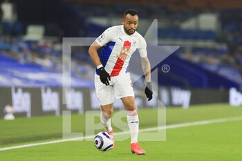 2021-02-22 - Crystal Palace forward Jordan Ayew during the English championship Premier League football match between Brighton and Hove Albion and Crystal Palace on February 22, 2021 at the American Express Community Stadium in Brighton and Hove, England - Photo Phil Duncan / ProSportsImages / DPPI - BRIGHTON AND HOVE ALBION AND CRYSTAL PALACE - ENGLISH PREMIER LEAGUE - SOCCER