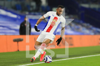 2021-02-22 - Crystal Palace forward Jordan Ayew during the English championship Premier League football match between Brighton and Hove Albion and Crystal Palace on February 22, 2021 at the American Express Community Stadium in Brighton and Hove, England - Photo Phil Duncan / ProSportsImages / DPPI - BRIGHTON AND HOVE ALBION AND CRYSTAL PALACE - ENGLISH PREMIER LEAGUE - SOCCER