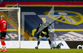 2021-02-23 - Leeds United goalkeeper Illan Meslier during the English championship Premier League football match between Leeds United and Southampton on February 23, 2021 at Elland Road in Leeds, England - Photo Simon Davies / ProSportsImages / DPPI - LEEDS UNITED AND SOUTHAMPTON - ENGLISH PREMIER LEAGUE - SOCCER