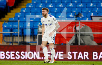 2021-02-23 - Leeds United defender Stuart Dallas (15) scores a goal and celebrates to make the score 2-0 during the English championship Premier League football match between Leeds United and Southampton on February 23, 2021 at Elland Road in Leeds, England - Photo Simon Davies / ProSportsImages / DPPI - LEEDS UNITED AND SOUTHAMPTON - ENGLISH PREMIER LEAGUE - SOCCER