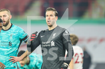 2021-02-28 - Liverpool goalkeeper Adrian during the English championship Premier League football match between Sheffield United and Liverpool on February 28, 2021 at Bramall Lane in Sheffield, England - Photo Shaun Conway / ProSportsImages / DPPI - SHEFFIELD UNITED AND LIVERPOOL - ENGLISH PREMIER LEAGUE - SOCCER