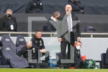 2021-02-28 - Sean Dyche Manager of Burnley during the English championship Premier League football match between Tottenham Hotspur and Burnley on February 28, 2021 at Tottenham Hotspur Stadium in London, England - Photo Nigel Keene / ProSportsImages / DPPI - TOTTENHAM HOTSPUR AND BURNLEY - ENGLISH PREMIER LEAGUE - SOCCER