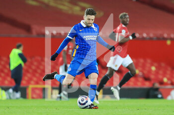 2021-04-04 - Brighton and Hove Albion midfielder Adam Lallana during the English championship Premier League football match between Manchester United and Brighton and Hove Albion on April 4, 2021 at Old Trafford in Manchester, England - Photo Phil Duncan / ProSportsImages / DPPI - MANCHESTER UNITED VS BRIGHTON AND HOVE ALBION - ENGLISH PREMIER LEAGUE - SOCCER