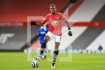 2021-04-04 - Manchester United Midfielder Paul Pogba during the English championship Premier League football match between Manchester United and Brighton and Hove Albion on April 4, 2021 at Old Trafford in Manchester, England - Photo Phil Duncan / ProSportsImages / DPPI - MANCHESTER UNITED VS BRIGHTON AND HOVE ALBION - ENGLISH PREMIER LEAGUE - SOCCER