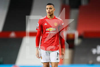 2021-04-04 - Manchester United striker Mason Greenwood during the English championship Premier League football match between Manchester United and Brighton and Hove Albion on April 4, 2021 at Old Trafford in Manchester, England - Photo Phil Duncan / ProSportsImages / DPPI - MANCHESTER UNITED VS BRIGHTON AND HOVE ALBION - ENGLISH PREMIER LEAGUE - SOCCER