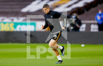 2021-04-05 - Wolverhampton Wanderers defender Conor Coady warms up during the English championship Premier League football match between Wolverhampton Wanderers and West Ham United on April 5, 2021 at Molineux in Wolverhampton, England - Photo Simon Davies / ProSportsImages / DPPI - WOLVERHAMPTON WANDERERS VS WEST HAM UNITED - ENGLISH PREMIER LEAGUE - SOCCER