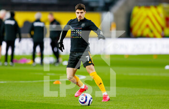 2021-04-05 - Wolverhampton Wanderers midfielder Pedro Neto warms up during the English championship Premier League football match between Wolverhampton Wanderers and West Ham United on April 5, 2021 at Molineux in Wolverhampton, England - Photo Simon Davies / ProSportsImages / DPPI - WOLVERHAMPTON WANDERERS VS WEST HAM UNITED - ENGLISH PREMIER LEAGUE - SOCCER