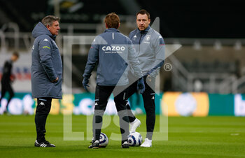 2021-04-12 - Aston Villa coaches Craig Shakespeare and John Terry during the English championship Premier League football match between Newcastle United and Aston Villa on March 12, 2021 at St James's Park in Newcastle, England - Photo Simon Davies / ProSportsImages / DPPI - NEWCASTLE UNITED AND ASTON VILLA - ENGLISH PREMIER LEAGUE - SOCCER
