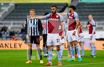 2021-04-12 - Aston Villa defender Ahmed Elmohamady during the English championship Premier League football match between Newcastle United and Aston Villa on March 12, 2021 at St James's Park in Newcastle, England - Photo Simon Davies / ProSportsImages / DPPI - NEWCASTLE UNITED AND ASTON VILLA - ENGLISH PREMIER LEAGUE - SOCCER