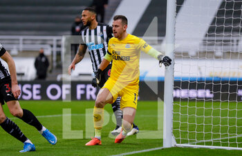 2021-04-12 - Newcastle United goalkeeper Martin Dubravka during the English championship Premier League football match between Newcastle United and Aston Villa on March 12, 2021 at St James's Park in Newcastle, England - Photo Simon Davies / ProSportsImages / DPPI - NEWCASTLE UNITED AND ASTON VILLA - ENGLISH PREMIER LEAGUE - SOCCER