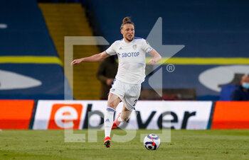 2021-04-19 - Leeds United defender Luke Ayling (2) during the English championship Premier League football match between Leeds United and Liverpool on April 19, 2021 at Elland Road in Leeds, England - Photo Simon Davies / ProSportsImages / DPPI - LEEDS UNITED VS LIVERPOOL - ENGLISH PREMIER LEAGUE - SOCCER