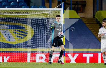 2021-04-19 - Leeds United goalkeeper Illan Meslier (1) during the English championship Premier League football match between Leeds United and Liverpool on April 19, 2021 at Elland Road in Leeds, England - Photo Simon Davies / ProSportsImages / DPPI - LEEDS UNITED VS LIVERPOOL - ENGLISH PREMIER LEAGUE - SOCCER