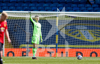 2021-04-25 - Leeds United goalkeeper Illan Meslier during the English championship Premier League football match between Leeds United and Manchester United on April 25, 2021 at Elland Road in Leeds, England - Photo Simon Davies / ProSportsImages / DPPI - LEEDS UNITED VS MANCHESTER UNITED - ENGLISH PREMIER LEAGUE - SOCCER