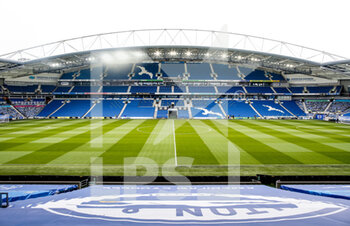2021-05-01 - General view during the English championship Premier League football match between Brighton and Hove Albion and Leeds United on May 1, 2021 at the American Express Community Stadium in Brighton and Hove, England - Photo Simon Davies / ProSportsImages / DPPI - BRIGHTON AND HOVE ALBION VS LEEDS UNITED - ENGLISH PREMIER LEAGUE - SOCCER