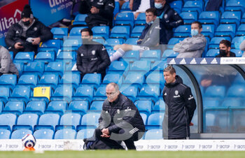 2021-05-08 - Leeds United Manager Marcelo Bielsa during the English championship Premier League football match between Leeds United and Tottenham Hotspur on May 8, 2021 at Elland Road in Leeds, England - Photo Simon Davies / ProSportsImages / DPPI - LEEDS UNITED VS TOTTENHAM HOTSPUR - ENGLISH PREMIER LEAGUE - SOCCER