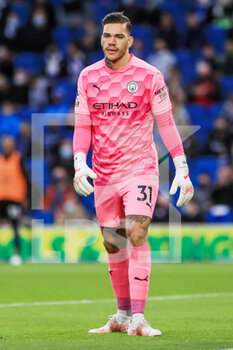 2021-05-18 - Manchester City goalkeeper Ederson (31) during the English championship Premier League football match between Brighton and Hove Albion and Manchester City on May 18, 2021 at the American Express Community Stadium in Brighton and Hove, England - Photo Phil Duncan / ProSportsImages / DPPI - BRIGHTON AND HOVE ALBION VS MANCHESTER CITY - ENGLISH PREMIER LEAGUE - SOCCER