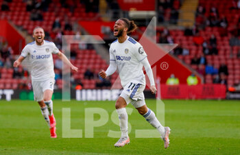 2021-05-18 - Leeds United forward Tyler Roberts (11) celebrates his goal 0-2 during the English championship Premier League football match between Southampton and Leeds United on May 18, 2021 at the St Mary's Stadium in Southampton, England - Photo Simon Davies / ProSportsImages / DPPI - SOUTHAMPTON VS LEEDS UNITED - ENGLISH PREMIER LEAGUE - SOCCER