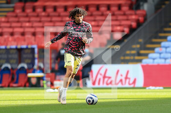 2021-05-20 - Arsenal midfielder Mohamed Elneny (25) warms up during the English championship Premier League football match between Crystal Palace and Arsenal on May 19, 2021 at Selhurst Park in London, England - Photo Phil Duncan / ProSportsImages / DPPI - CRYSTAL PALACE VS ARSENAL - ENGLISH PREMIER LEAGUE - SOCCER