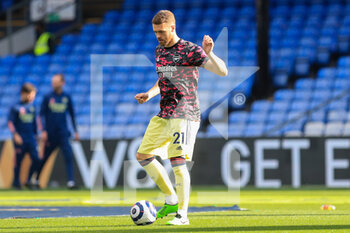 2021-05-20 - Arsenal defender Calum Chambers (21) warms up during the English championship Premier League football match between Crystal Palace and Arsenal on May 19, 2021 at Selhurst Park in London, England - Photo Phil Duncan / ProSportsImages / DPPI - CRYSTAL PALACE VS ARSENAL - ENGLISH PREMIER LEAGUE - SOCCER