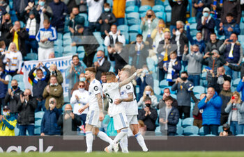 2021-05-23 - Leeds United midfielder Kalvin Phillips (23) scores a goal and celebrates to make the score 2-0 during the English championship Premier League football match between Leeds United and West Bromwich Albion on May 23, 2021 at Elland Road in Leeds, England - Photo Simon Davies / ProSportsImages / DPPI - LEEDS UNITED VS WEST BROMWICH ALBION - ENGLISH PREMIER LEAGUE - SOCCER