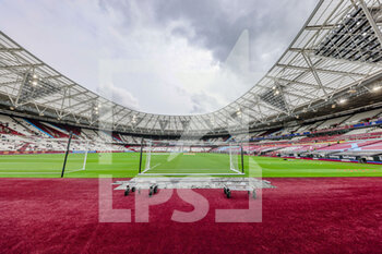 2021-05-23 - General view inside the London Stadium ahead of the English championship Premier League football match between West Ham United and Southampton on May 23, 2021 at the London Stadium in London, England - Photo Nigel Keene / ProSportsImages / DPPI - WEST HAM UNITED VS SOUTHAMPTON - ENGLISH PREMIER LEAGUE - SOCCER