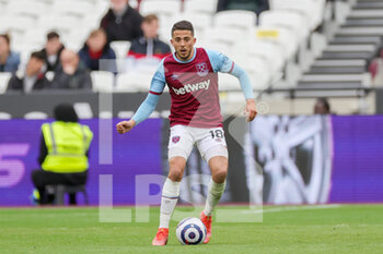 2021-05-23 - West Ham United midfielder Pablo Fornals during the English championship Premier League football match between West Ham United and Southampton on May 23, 2021 at the London Stadium in London, England - Photo Nigel Keene / ProSportsImages / DPPI - WEST HAM UNITED VS SOUTHAMPTON - ENGLISH PREMIER LEAGUE - SOCCER