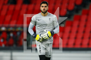 2020-10-22 - Goalkeeper Rui Silva of Granada during the UEFA Europa League, Group Stage, Group E football match between PSV Eindhoven and Granada CF on October 22, 2020 at Philips Stadion in Eindhoven, Netherlands - Photo Perry van de Leuvert / Orange Pictures / DPPI - PSV EINDHOVEN VS GRANADA CF - UEFA EUROPA LEAGUE - SOCCER