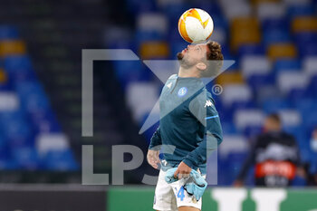 2020-10-22 - Dries Mertens of Napoli warms up before the UEFA Europa League, Group Stage, Group F football match between SSC Napoli and AZ Alkmaar on October 22, 2020 at Stadio San Paolo in Naples, Italy - Photo Marcel ter Bals / Orange Pictures / DPPI - SSC NAPOLI VS AZ ALKMAAR - UEFA EUROPA LEAGUE - SOCCER