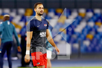2020-10-22 - Pantelis Chatzidiakos of AZ warms up before the UEFA Europa League, Group Stage, Group F football match between SSC Napoli and AZ Alkmaar on October 22, 2020 at Stadio San Paolo in Naples, Italy - Photo Marcel ter Bals / Orange Pictures / DPPI - SSC NAPOLI VS AZ ALKMAAR - UEFA EUROPA LEAGUE - SOCCER