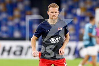 2020-10-22 - Dani de Wit of AZ warms up before the UEFA Europa League, Group Stage, Group F football match between SSC Napoli and AZ Alkmaar on October 22, 2020 at Stadio San Paolo in Naples, Italy - Photo Marcel ter Bals / Orange Pictures / DPPI - SSC NAPOLI VS AZ ALKMAAR - UEFA EUROPA LEAGUE - SOCCER